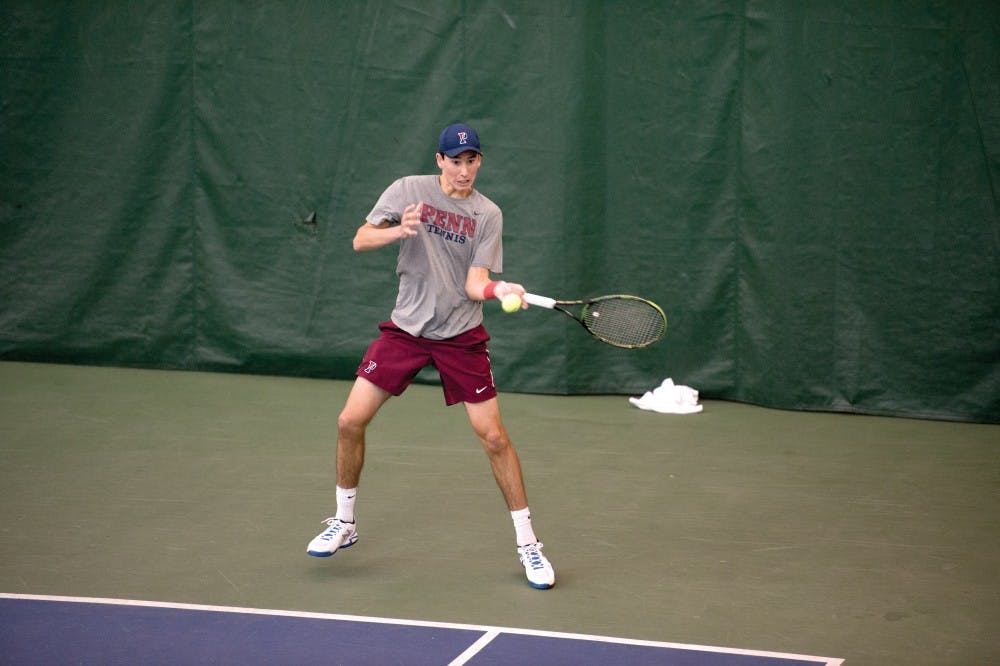 Thus far in the spring season, freshman Kyle Mautner is 6-4 in the No. 1 singles position, including wins in Penn’s matches against then-No. 45 Princeton and then-No. 34 Dartmouth.