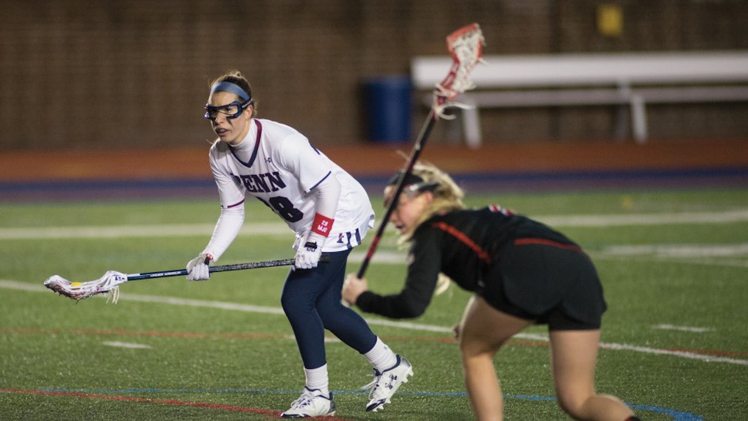 Senior midfielder Lely DeSimone has helped anchor an offense for Penn women's lacrosse that outscore its spring break foes, 35-17.
