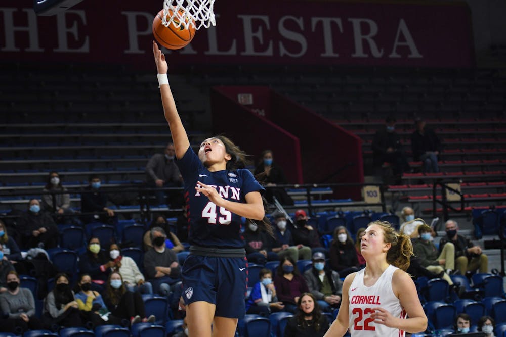 02-05-22-wbb-vs-cornell-kayla-padilla-anna-vazhaeparambil