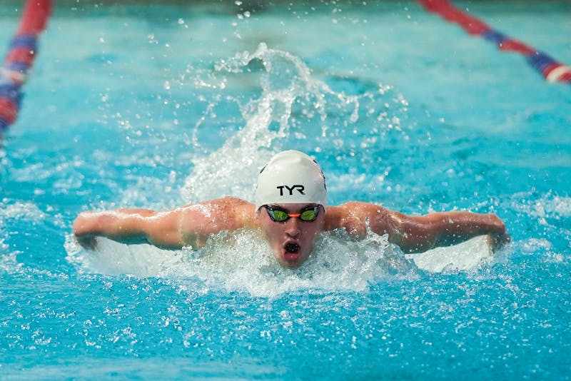 Previewing Penn swimming and diving at SCAR Memorial Meet at Rutgers University 