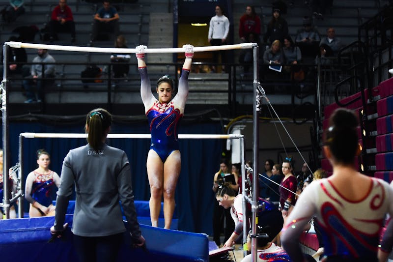 Penn gymnastics opens season with narrow loss to Towson The Daily Pennsylvanian
