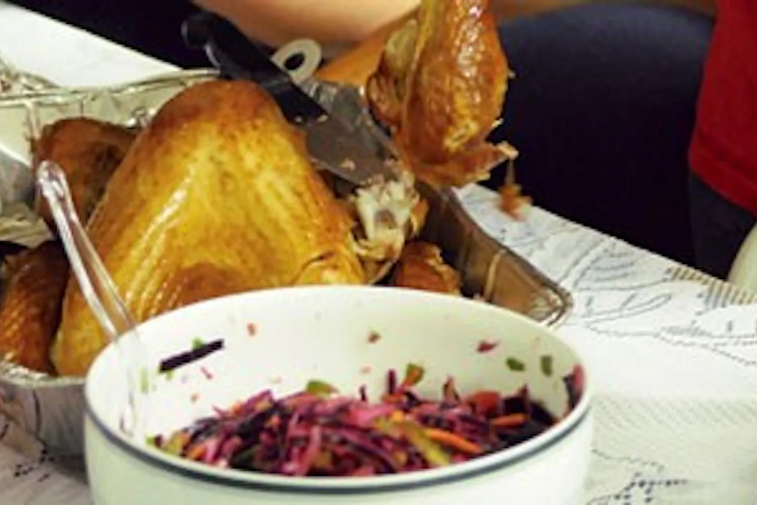 An unconventional Thanksgiving feast