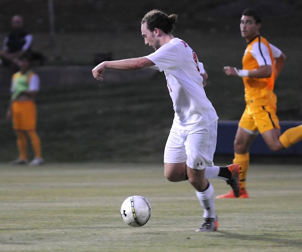 Men's Soccer vs. Drexel.  Men's soccer wins 2 - 0 home at Rhodes Field