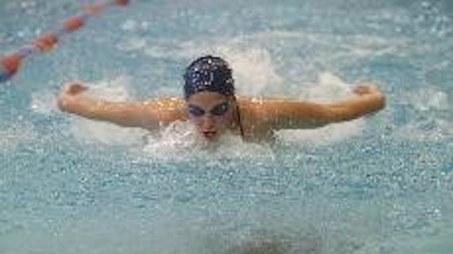 Senior Sarah Jeffers, who placed fifth in the 200 butterfly against Brown Saturday, helped women's swimming to its second win over Brown. The men lost to Brown, while both teams beat Colgate.