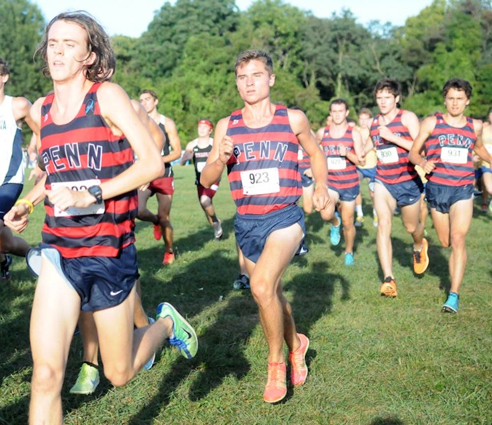 Big 5 Cross Country Meet.  Penn dominated