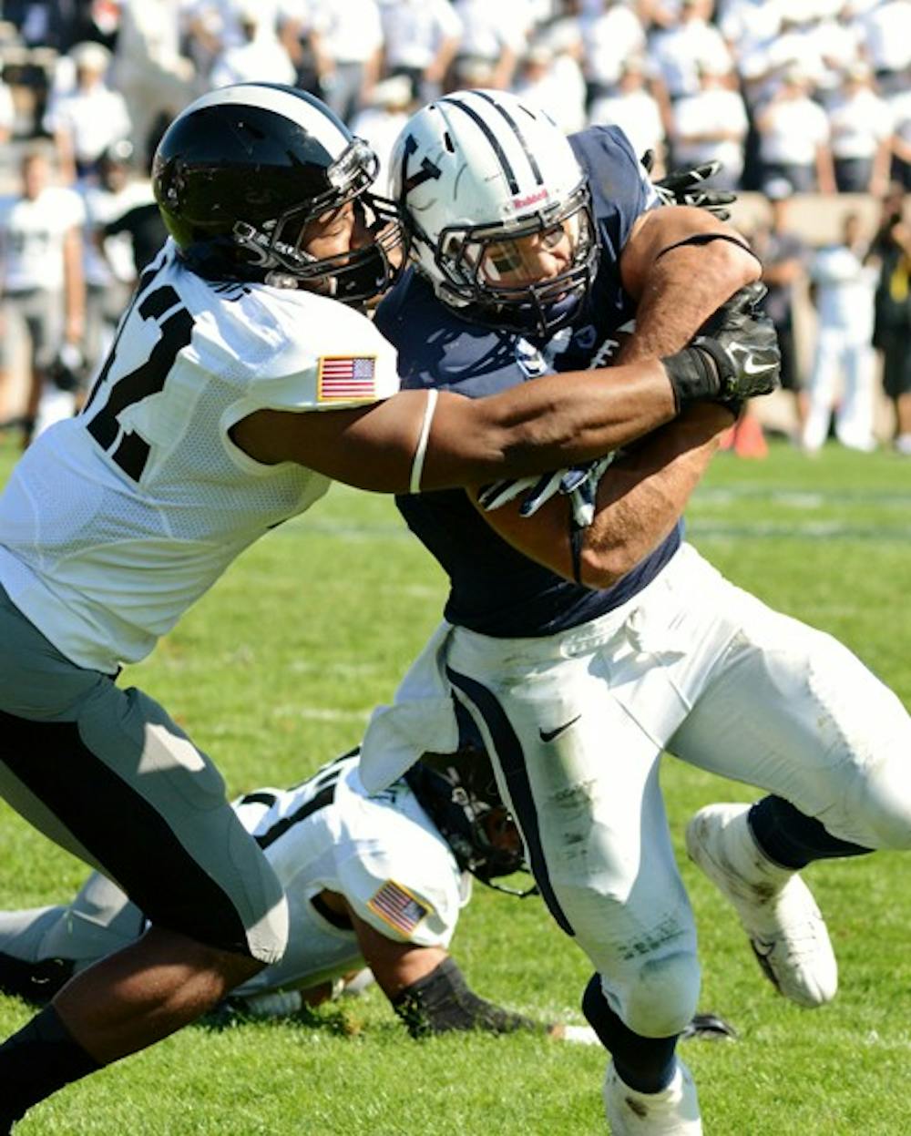 Yale senior running back Tyler Vargas had one of the best games of his career on Saturday, rushing for five touchdowns against Army.