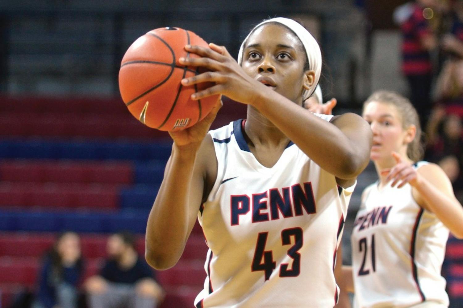 Sophomore Michelle Nwokedi led the way for Penn women's basketball against Colorado State.