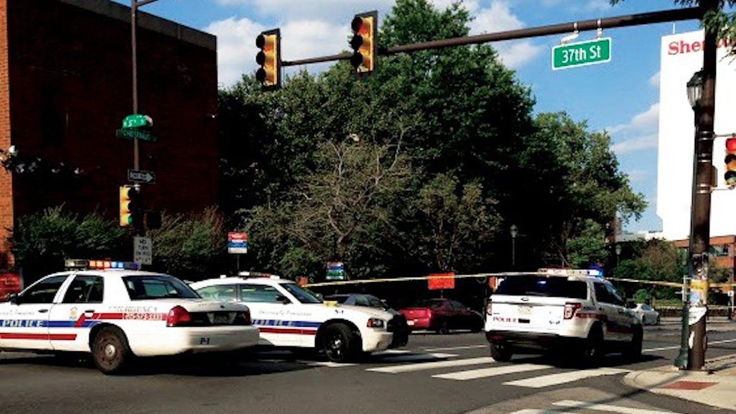 A water main break closed of a portion of Chestnut Street from 36th to 38th streets.