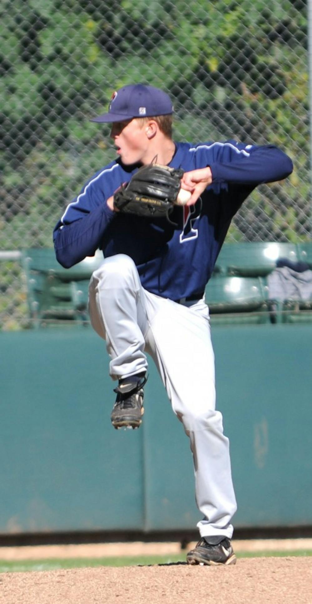 Baseball takes on Temple in an exhibition tripleheader during the off season.

Number 34