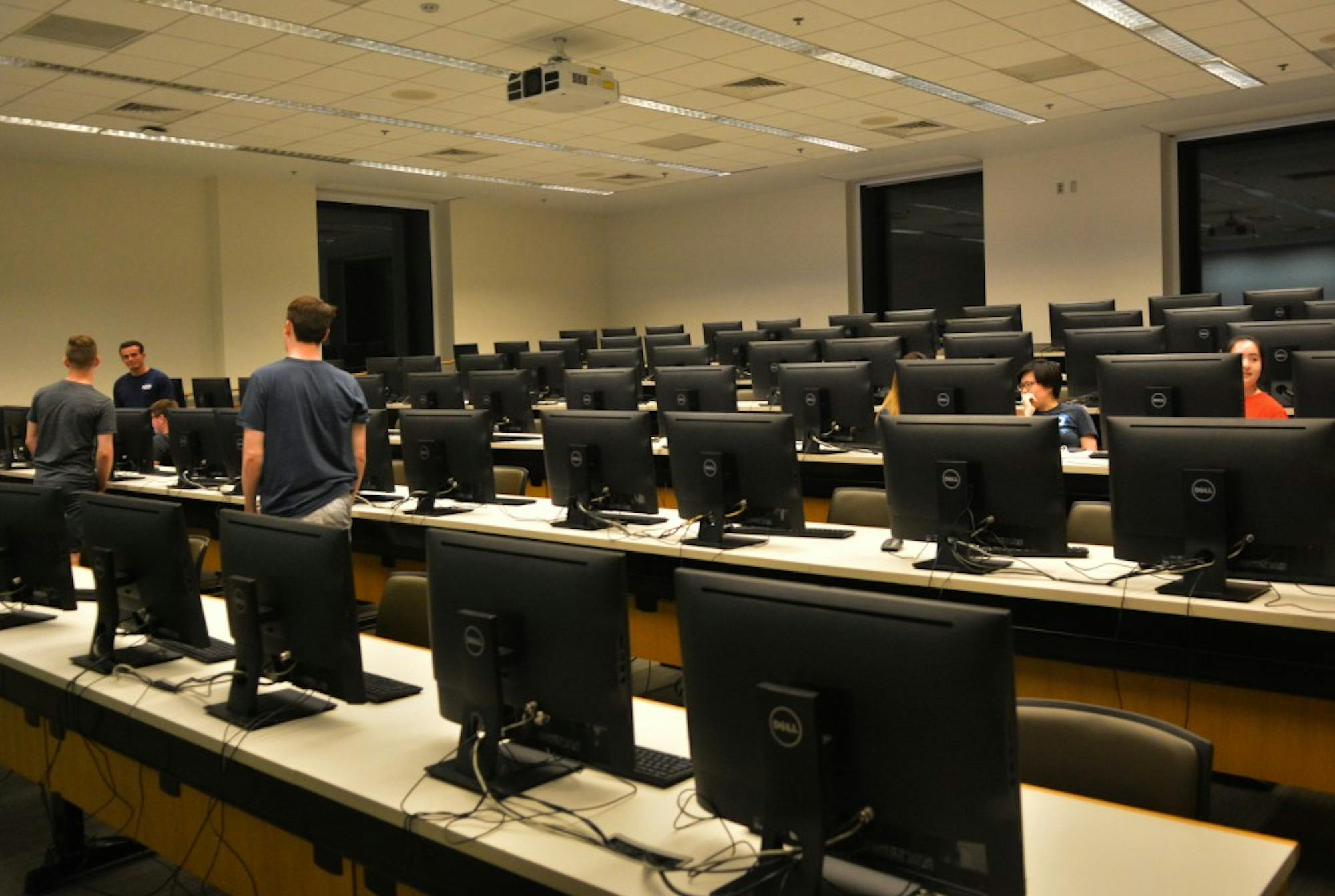 huntsman late night protest 