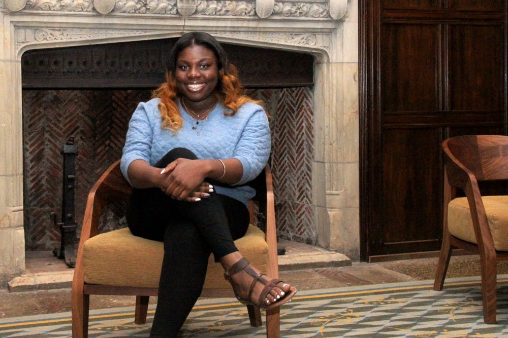 College freshman Samiza Palmer: “You have to sort of prove yourself and your intelligence, and then deal with noticing the surprise from people when you do so.”