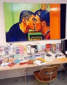 When showing affection takes second thought