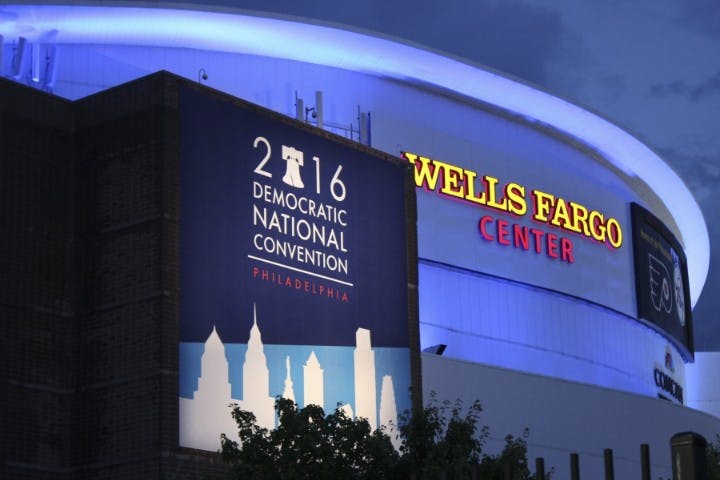 Undergraduate students in the Annenberg School took a trip to Cleveland, Ohio, and Philadelphia, Pa., to learn about the conventions