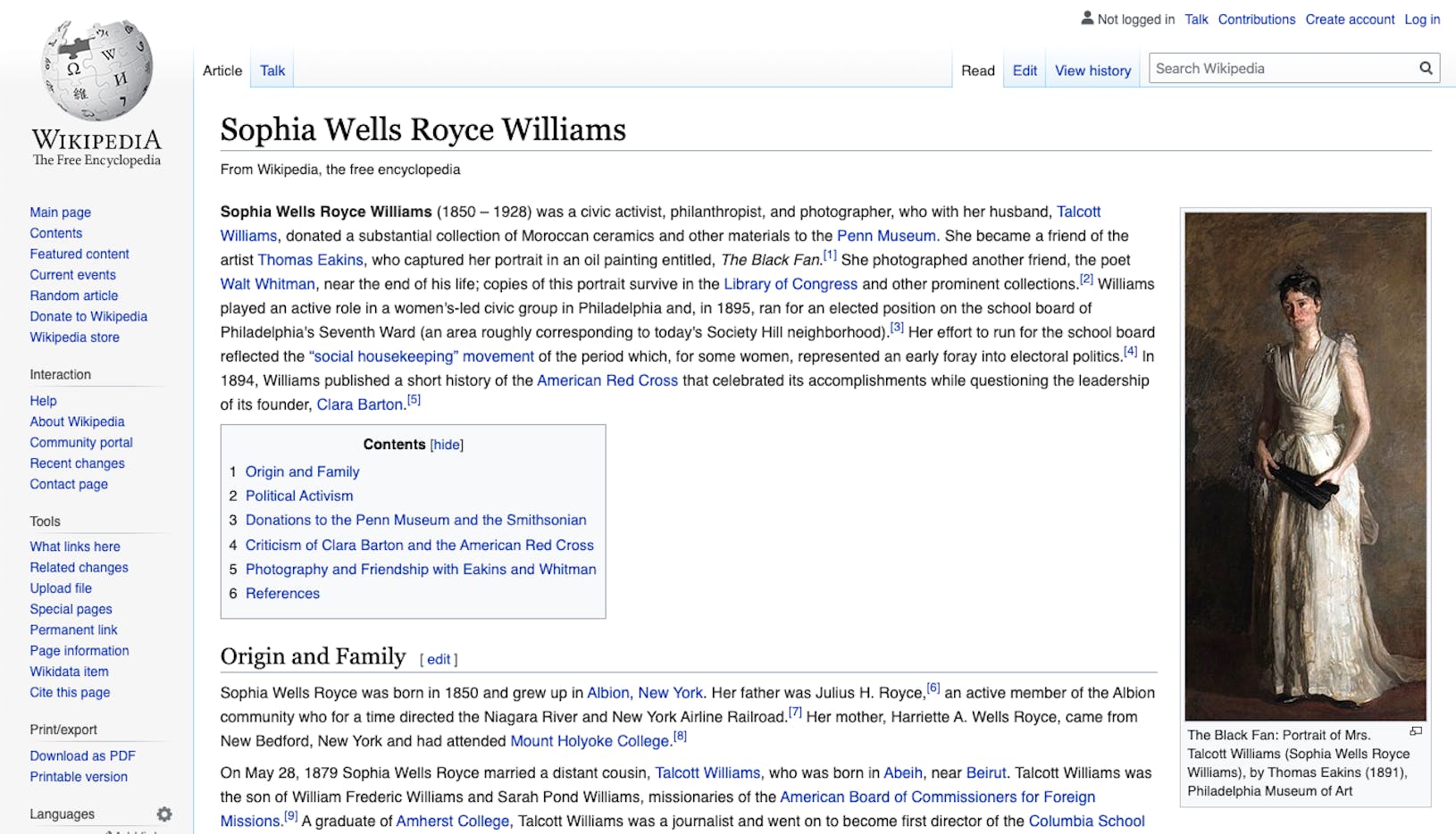 Sophia Wells Royce Williams Wikipedia Penn Museum Wikithon.png