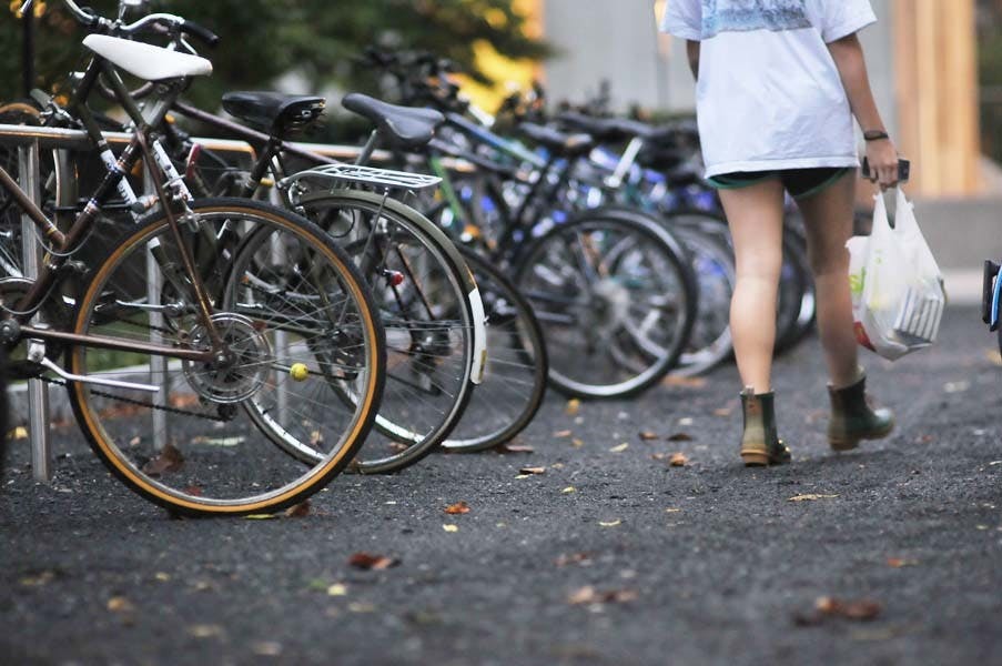 Bike Racks crime rodin college house