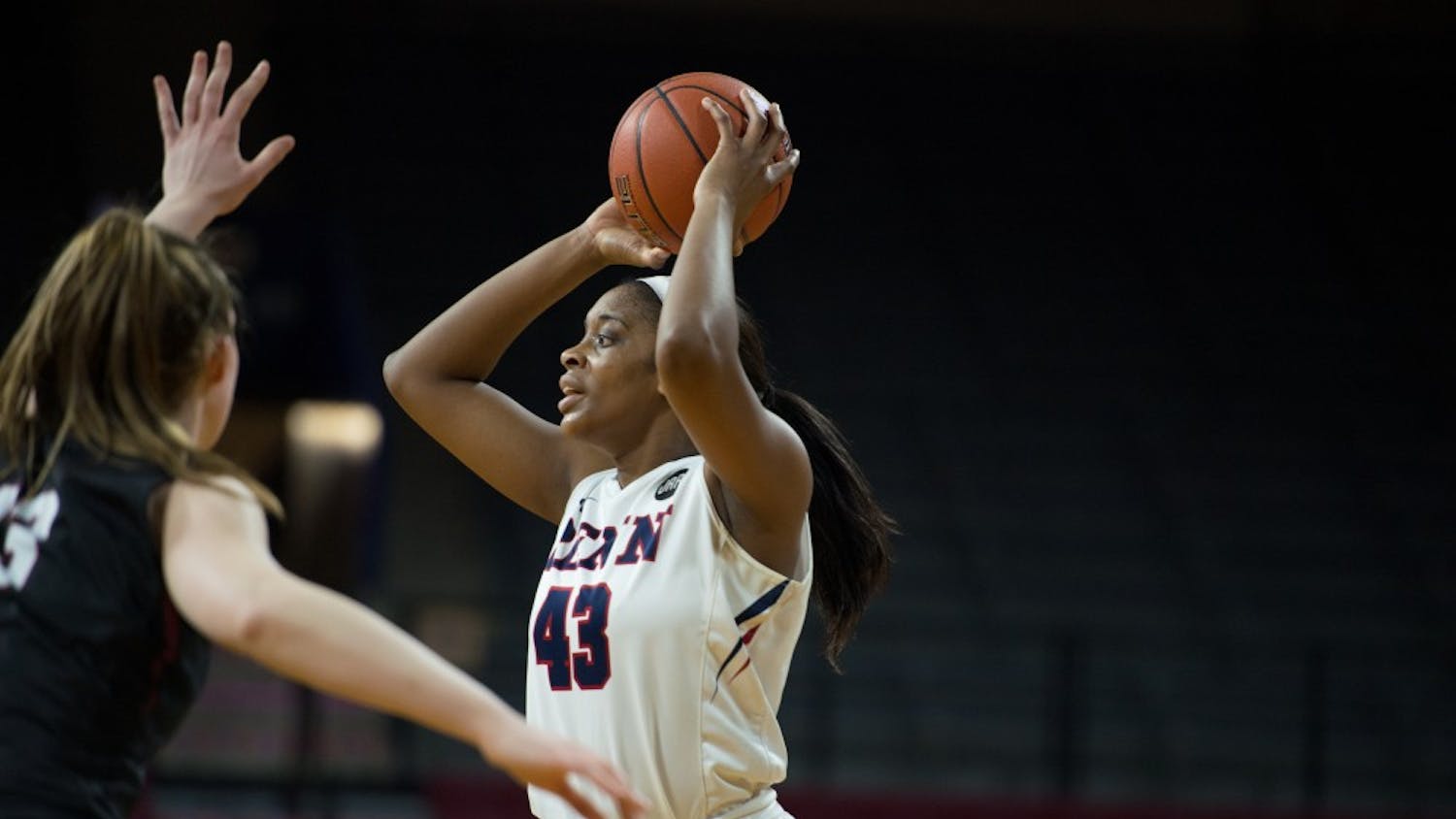 After another strong weekend featuring 23 points and 20 rebounds, junior forward Michelle Nwokedi was rewarded with her fifth career Ivy League Player of the Week.