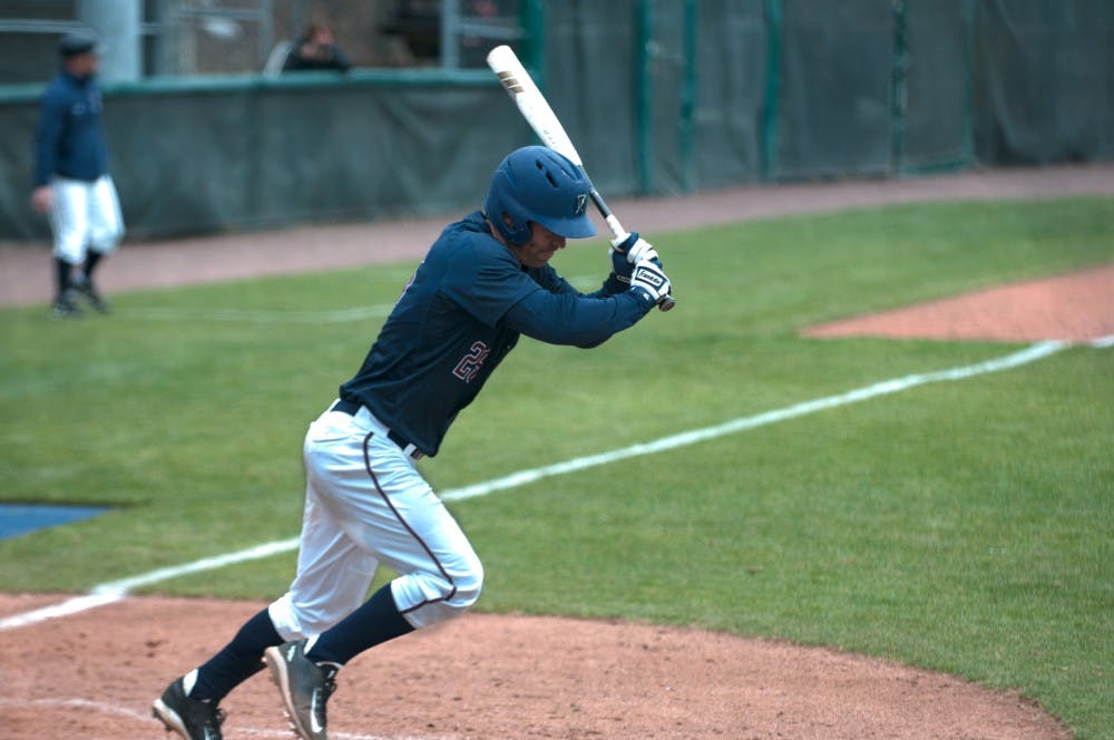 Senior outfielder Matt Greskoff delivered a key three-run homer in a game one Quaker victory. The Red and Blue would go on to take two of three games over Binghamton over the weekend.