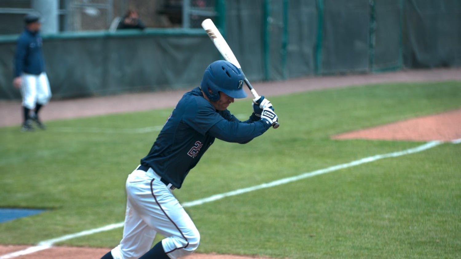 Senior outfielder Matt Greskoff delivered a key three-run homer in a game one Quaker victory. The Red and Blue would go on to take two of three games over Binghamton over the weekend.