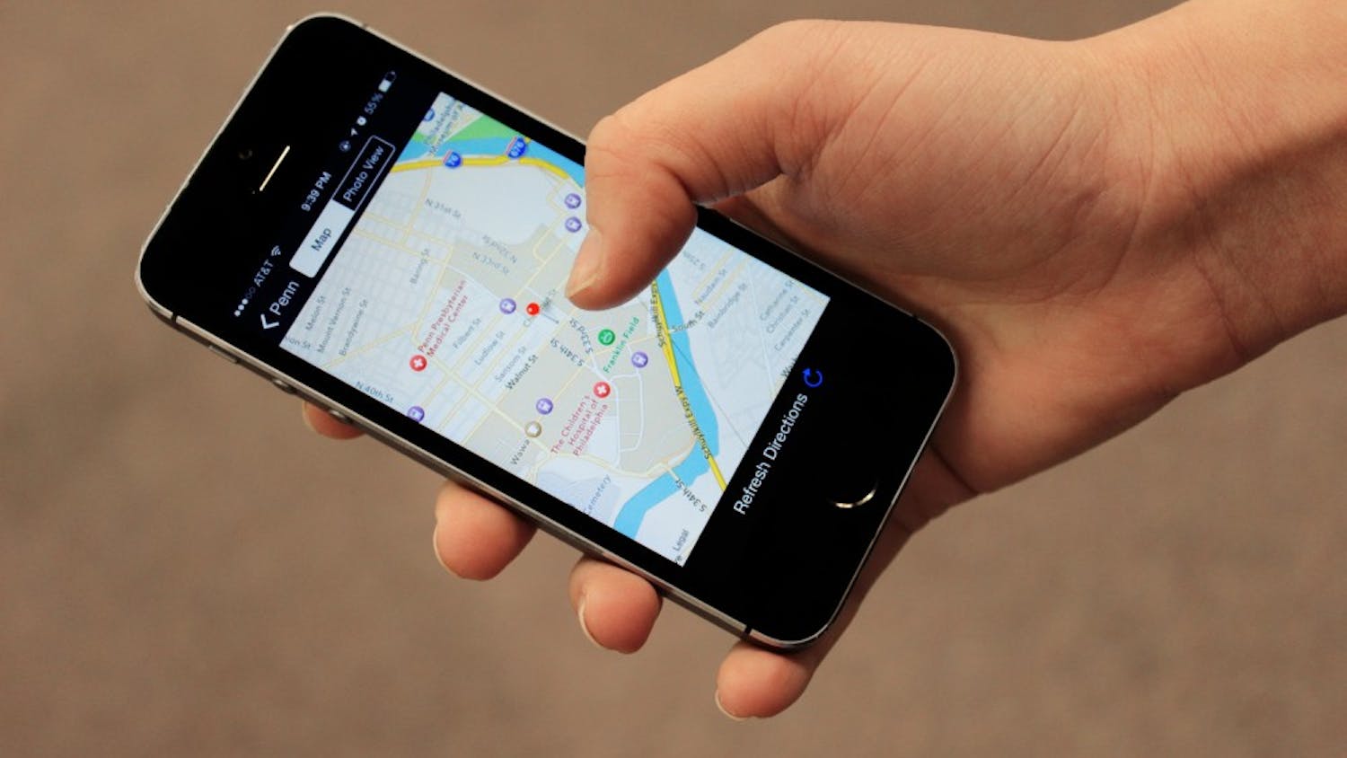 The new Campus Maps app helps students find their way around Penn.