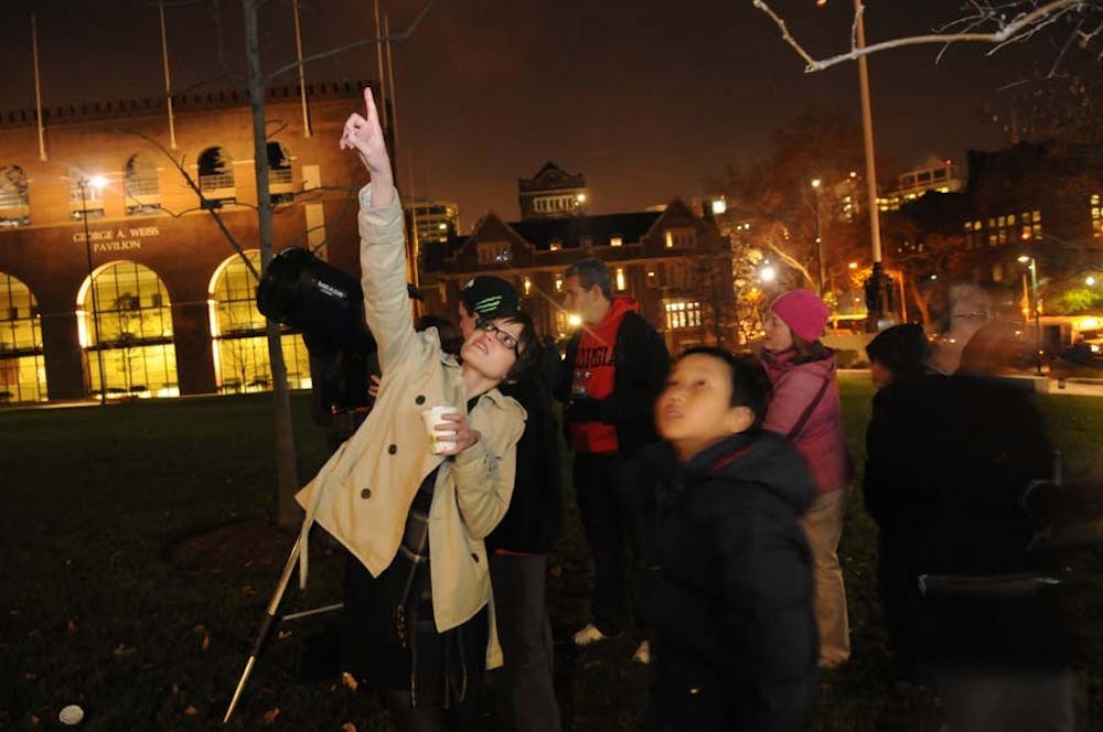 Department of Physics and Astronomy hosts Astronomy Night at the David Rittenhouse Labratories