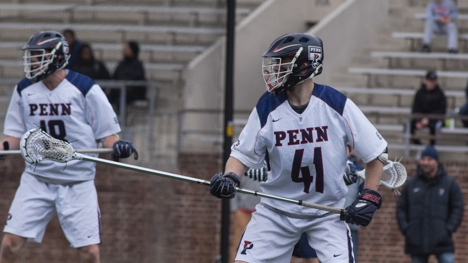 Though junior long-stick midfielder Connor Keating battled valiantly on both sides of the ball, Penn men's lacrosse came up just short of upsetting first-place Yale in a tough 14-12 loss.