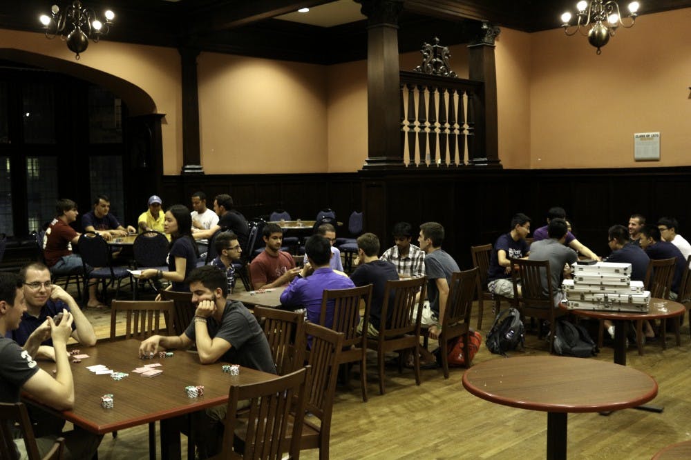 Friday: Penn Poker Club hosts a poker night in Houston Hall.