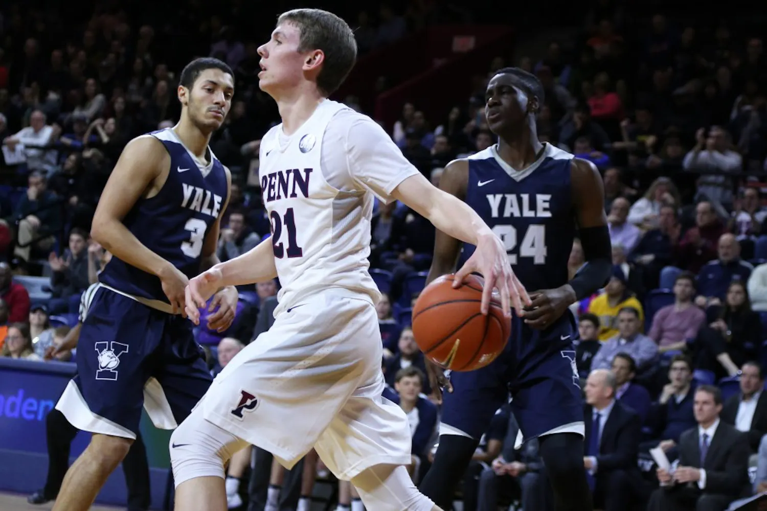 Freshman Ryan Betley had the best weekend of his young Penn men's basketball career