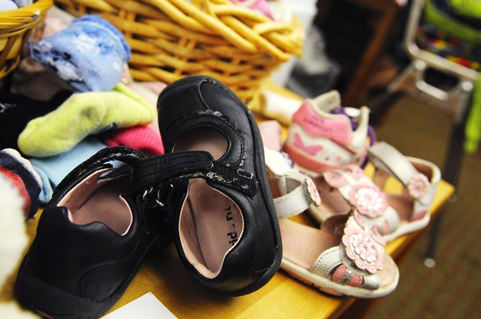 Parents exchange baby gear at Super Swap