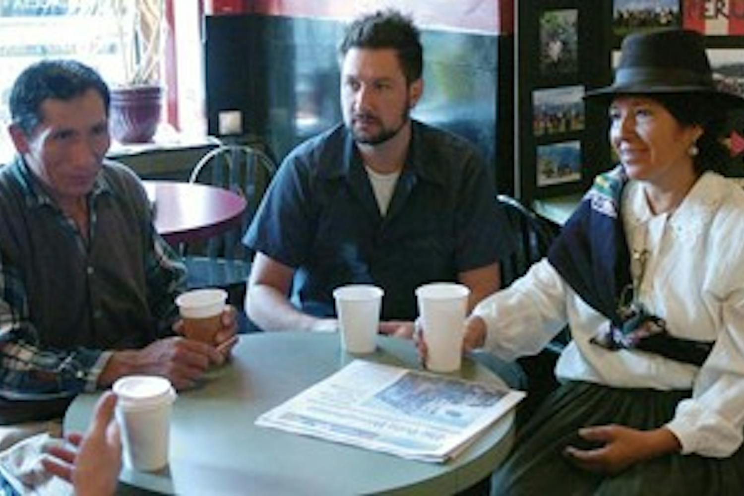 Free-trade coffee farmers visit Philadelphia