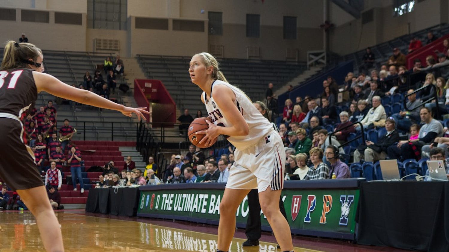 Entering her third NCAA Tournament in four seasons in Philadelphia, senior center Sydney Stipanovich is still seeking her first career March Madness win.