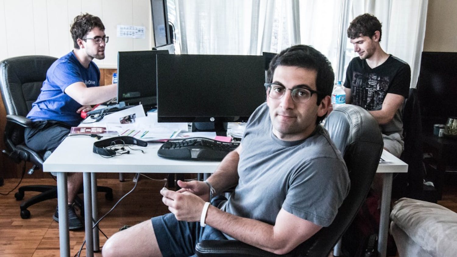 Penn alum Adam Saven and his crew at Emjoyment.