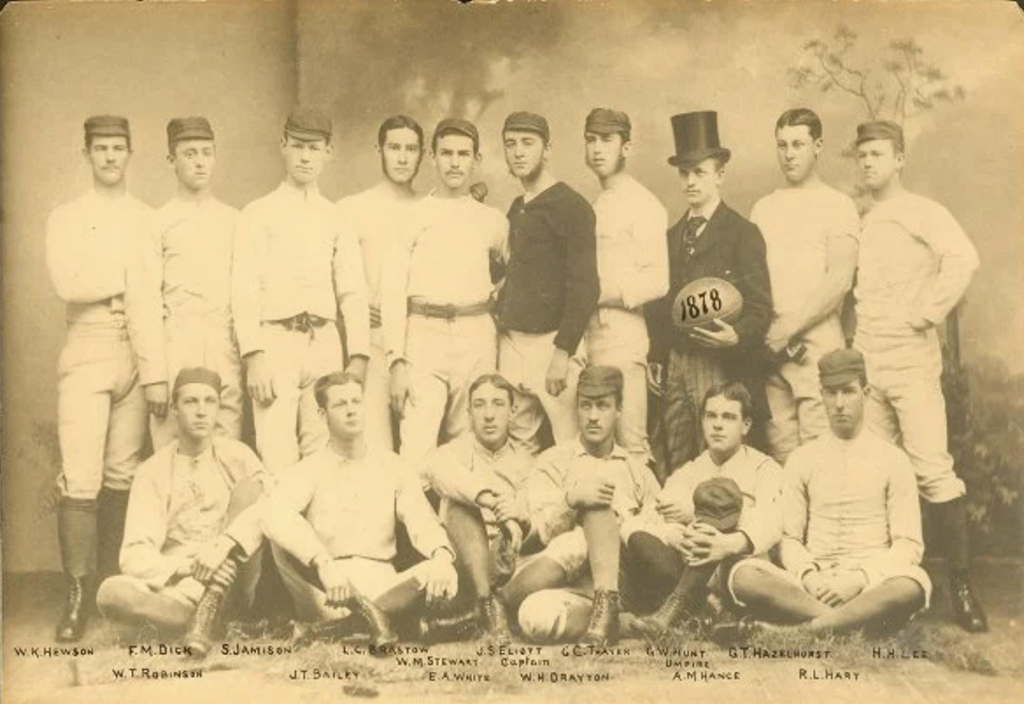 Penn Football 1878 (From Penn Archives)