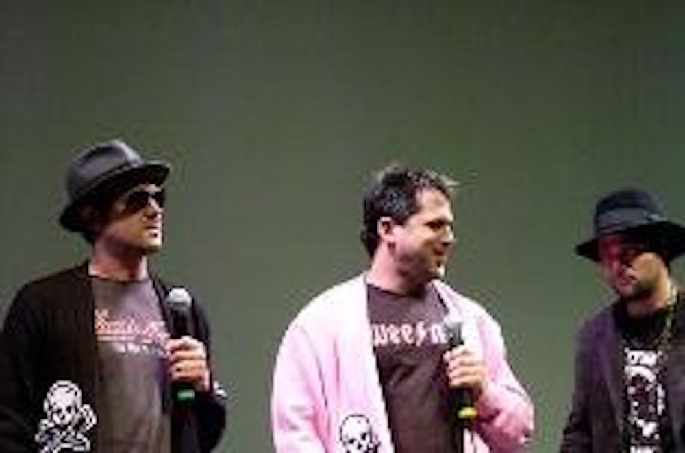'Jackass' stars visit for movie preview