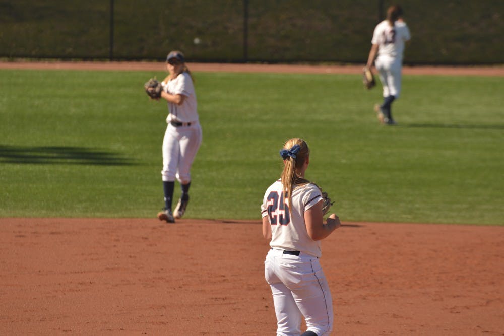 Junior Alexis Sargent was dominant in the first game, allowing just one hit in five innings.