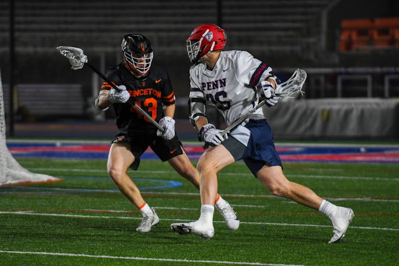 No. 16 Penn men&#39;s lacrosse falls to No. 12 Princeton in Ivy championship