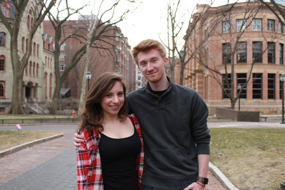 College freshmen James Prell &amp; Sara Albert:“She’s my favorite person to talk to. She can always make me laugh and she’s really fun to be around.”“He keeps me grounded. He always knows how to make me feel better when I have a bad day. And he gives great back massages.”