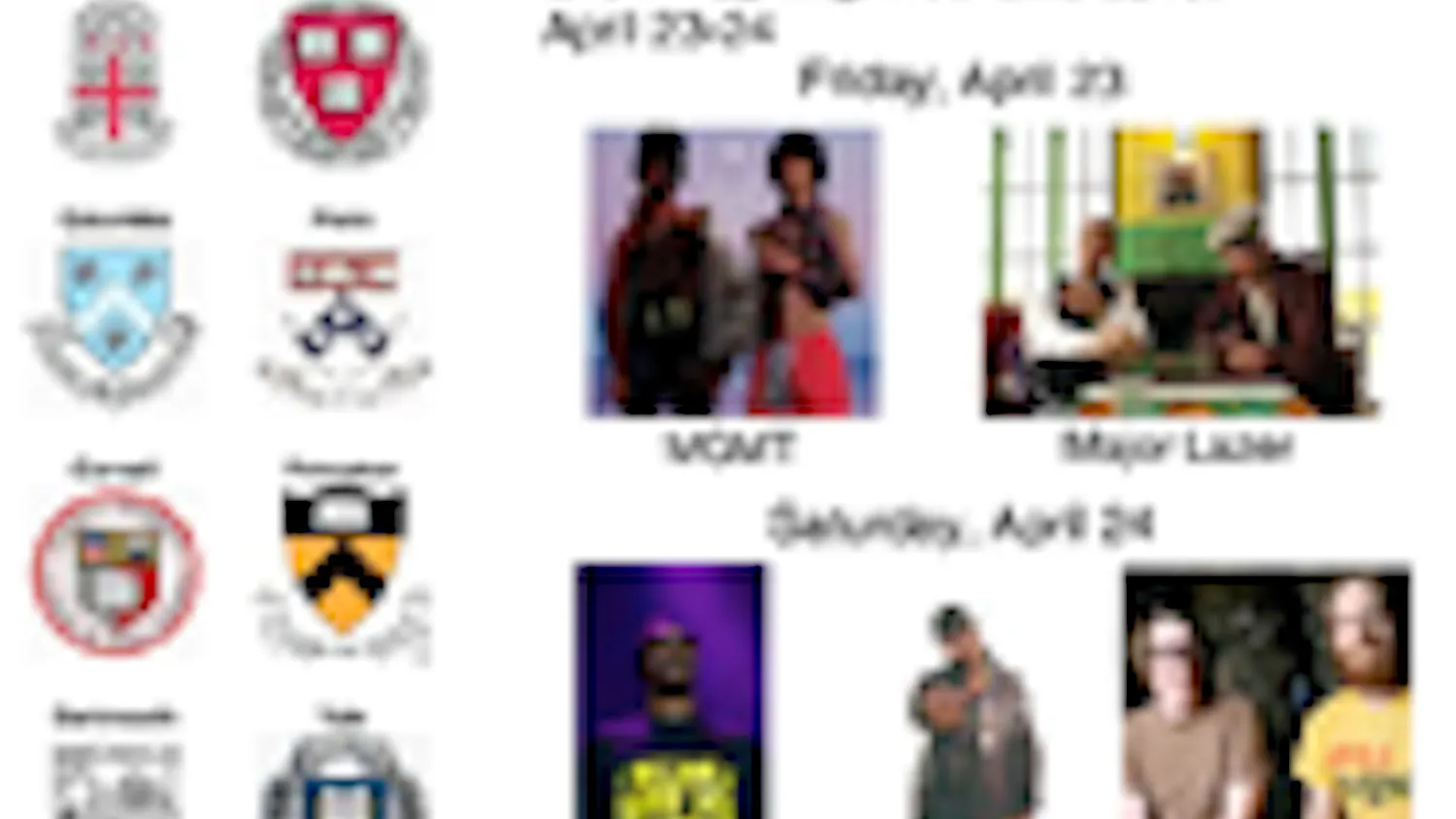 Ivy Spring Fling performers