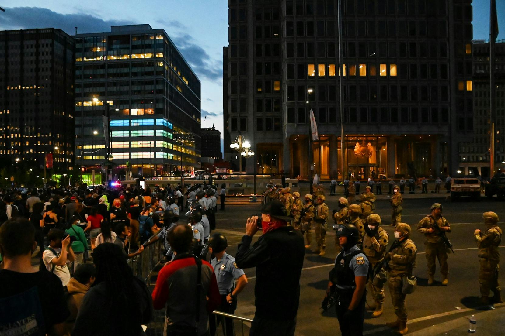 National Guard and Protesters in Philadelphia George Floyd Protest.jpg