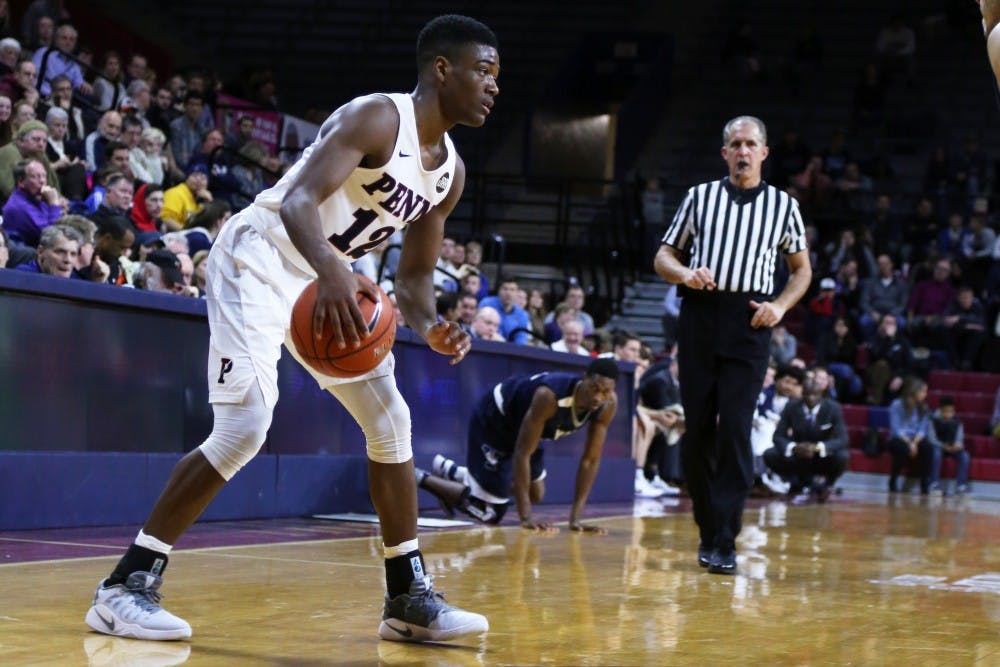 Freshman guard Devon Goodman and the rest of the Penn men's basketball team has come out angry after their 0-6 Ivy start, leading to four straight wins.