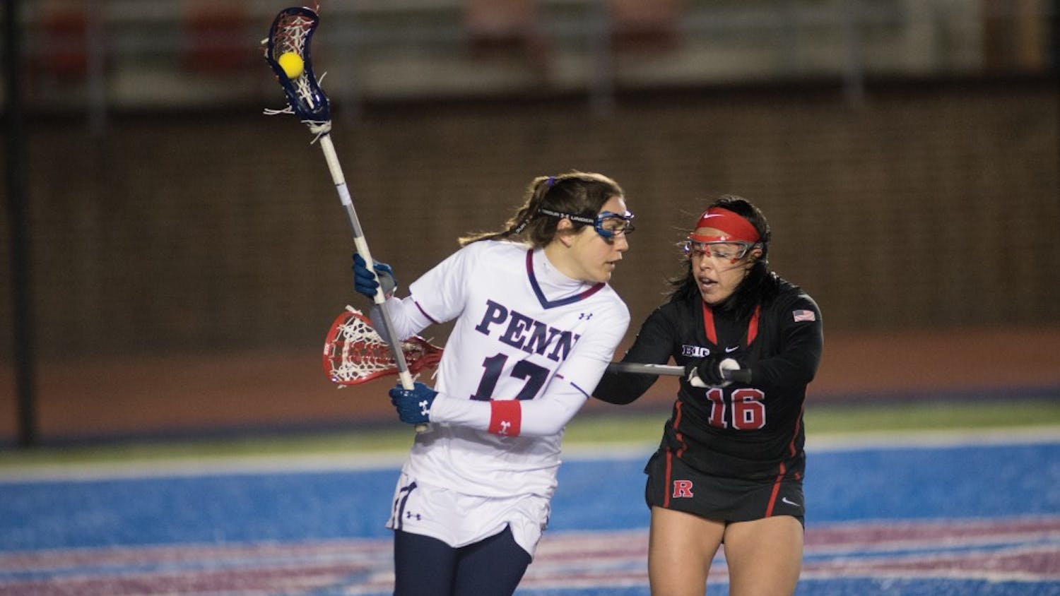 Captain Nina Corcoran notched eight points during her senior day, a fitting result for the veteran standout attack.