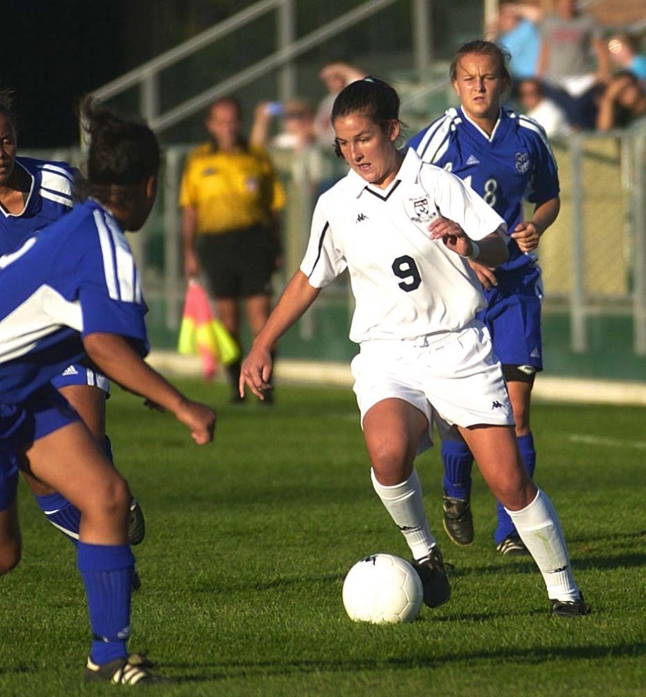 w soccer vs. seton hall. rhodes field. 9/9 Megan Fenton