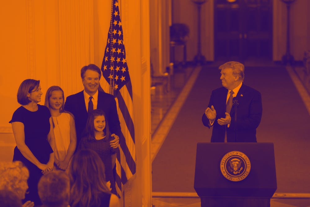 The_Kavanaugh_family_and_Donald_Trump