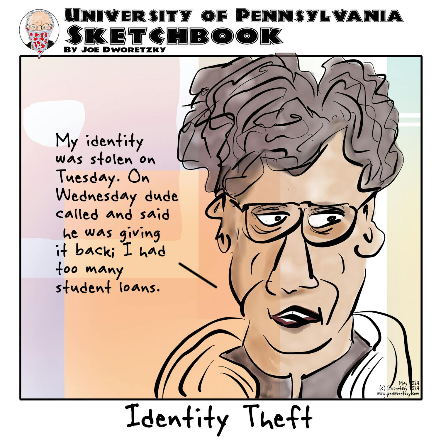 From a Sketchy Sketchbook | Identity Theft
