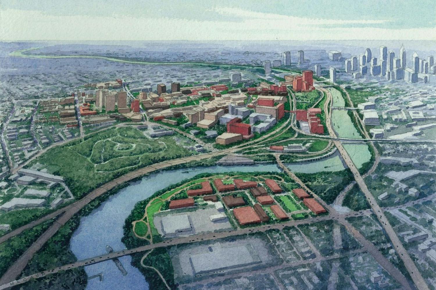 Plans for Penn’s South Bank campus are in the works, but it is expected to include spaces for commercial enterprises and University research facilities.