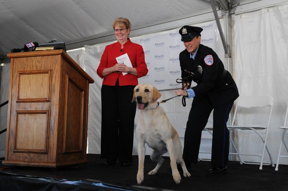 Penn Vet Working Dog Center One-year anniversary celebration. Graduation ceremony