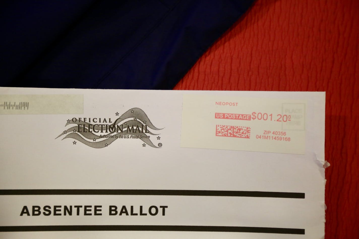 absentee mail in ballot envelope 2