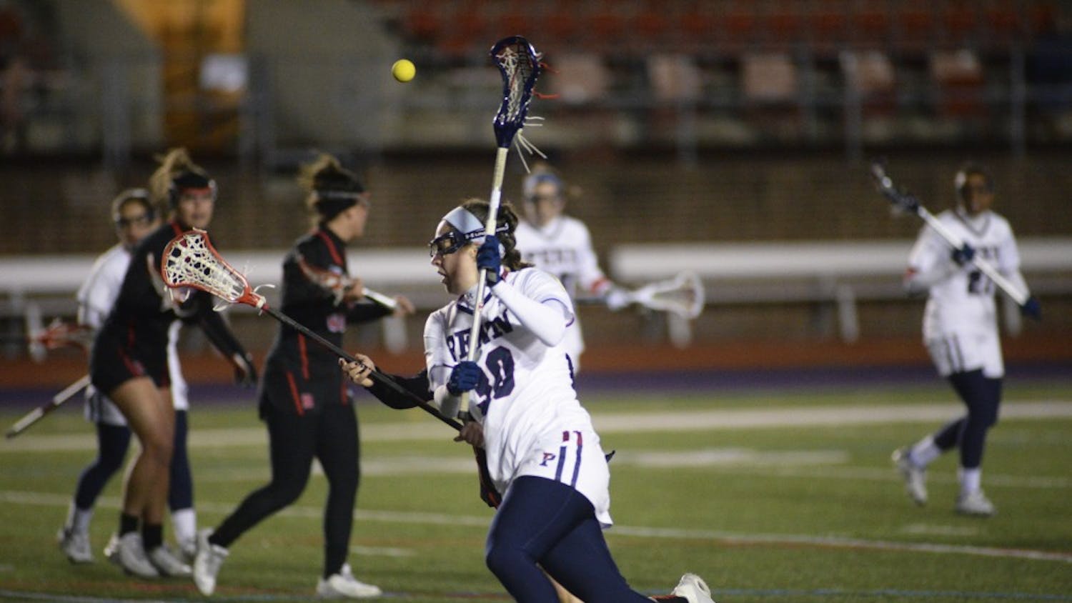 Junior midfielder Alex Condon set a personal career-high with eight goals in the Quaker's 10-7 victory over Johns Hopkins.