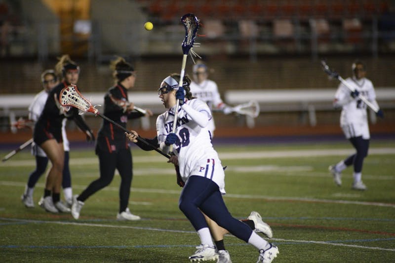 Behind Condon's career day, No. 10 Penn women's lacrosse takes down No. 18 Johns Hopkins 107