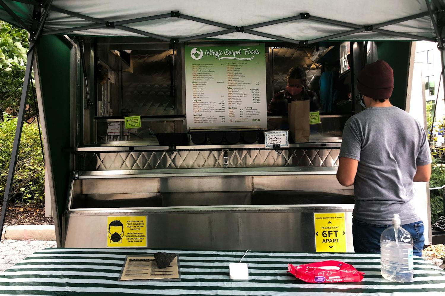 4-1-21 Magic Carpet Food Truck Covid Mask (Sukhmani Kaur)