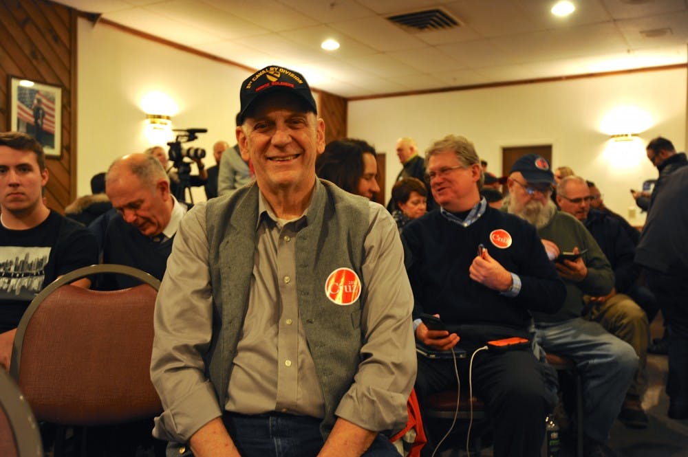 Ted Cruz RallyDennis Williams, 73, from Manchester, NH
